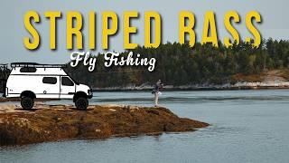 BREAKING TIDES | A Vanlife Quest for East Coast Stripers (DIY Fly Fishing)