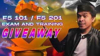 F5 101 or 201 Certification Exam and Training Giveaway