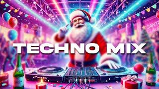 TECHNO CHRISTMAS MIX 2024  Remixes Of Popular Songs for Club, Party and Car