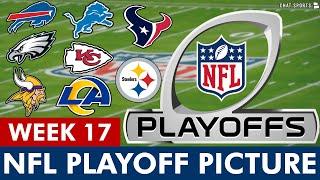 NFL Playoff Picture: NFC & AFC Clinching Scenarios, Wild Card Standings Entering Week 17 Of 2024