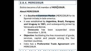 Mercosur #visioncurrentaffairsintelugu #internationalrelationscurrentaffairs #upsctelugu #upsc2025