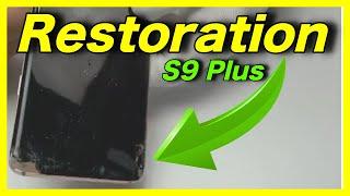 Restoration Samsung S9+  Screen Replacement |ASMR video|