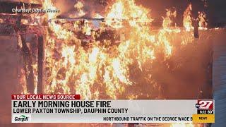 Fire damages Lower Paxton Township home, displaces 2 adults