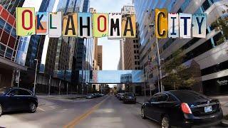 Oklahoma City 4k | Driving Downtown | Oklahoma, USA