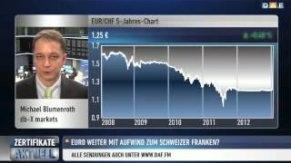 EUR / CHF - Kurse bis 1,38 CHF in Sichtweite