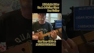 The Allman Brothers Midnight Rider 4 String Cigar Box Guitar Lesson #cbg #cigarboxguitarlesson