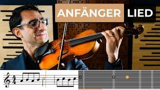 Einfaches Violinstück für erwachsene Anfänger (Mit Noten | Niveau 1 | A-Saite)