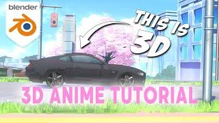 3D Anime Environment | Blender Tutorial and Breakdown