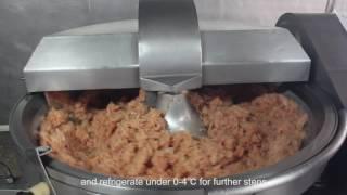 Production Process of Chicken Sausage