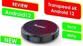 TRANSPEED 6K Android 12 TV BOX Review TEST