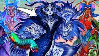 Turning SEA CREATURES into MERFOLK ‍️🪸 (CHARACTER DESIGN CHALLENGE)