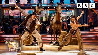 Paul Merson and Karen Hauer Cha Cha to the Them from The Magnificent Seven  BBC Strictly 2024