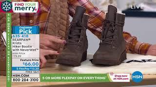 BEARPAW Krista Hiker Bootie with NeverWet