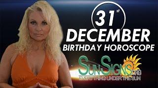 December 31st Zodiac Horoscope Birthday Personality - Capricorn - Part 1