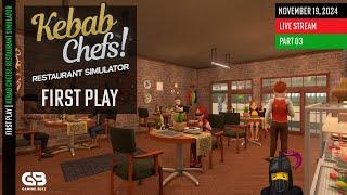  First Play Kebab Chefs! with Imaflanker & WagglyShrimp | Co-Op Restaurant Sim Fun! 