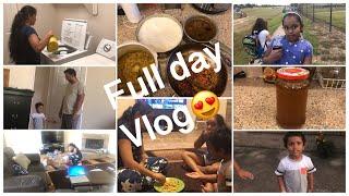 Full day vlog/stuffed tomato curry/laundry routine/ghee making/fun vlog 