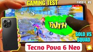 Tecno Pova 6 Neo Free Fire Test | Tecno Pova 6 Neo FF Gameplay Test | Tecno Pova 6 Neo Gaming Test