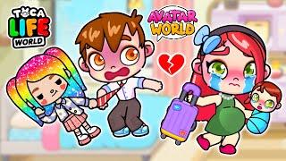 My Avatar World Dad Cheated On My Mom With Toca Boca Girl | Sad story | Toca Life World