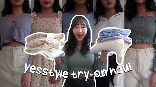 yesstyle try-on clothing haul 2020