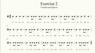 RHYTHM EXERCISE TO IMPROVE YOUR SIGHT READING SKILLS