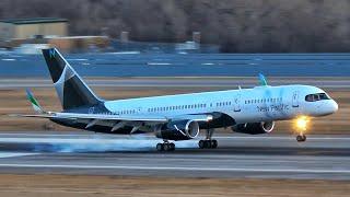 *RARE* New Pacific Airlines B757-2B7 [N628NP] Landing at Minneapolis/ St. Paul Airport