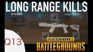 Long Range Kills w/ SKS and AK - Battlegrounds (Ep 2)