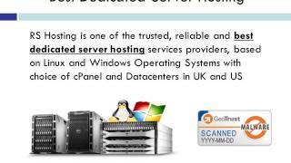 Best Dedicated Server Hosting by RSHosting