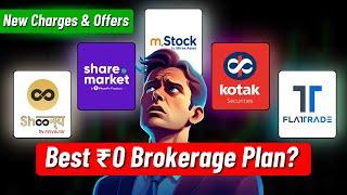 Best Zero Brokerage Demat Account in India | Zero Brokerage Demat Account | mStock vs Kotak Neo