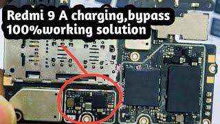 Redmi 9A चार्जिंग ओवीपी ic कैसे बाईपास करे | Redmi 9a Charging Problem।