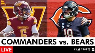 Commanders vs. Bears Live Streaming Scoreboard, Play-By-Play, Highlights & Stats | NFL Week 8 On CBS