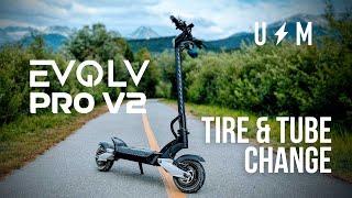 EVOLV PRO V2 Electric Scooter | Tire & Tube Change