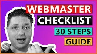 Website Checklist - 30 Steps for High Quality Websites 