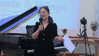 CHENYU WANG piano solo at Roots & Wings Coffeehouse in Norwich Vermont on February 23, 2025