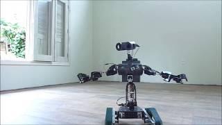 Johnny 5-like robot (aka "MDi #3"): remote controlled routine