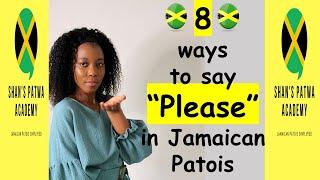 8 ways to say please in Jamaican Patois. Learn Jamaican Patois (Beginner friendly)