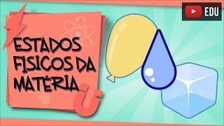 Estados Físicos da Matéria - a matéria organizada de diferentes formas