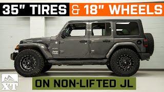 Stock JL Wrangler | 35x12.5R18 | 18x9 Wheels - W&T Fitment