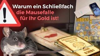 Vorsicht Falle: Schließfach für Gold. Vor- und Nachteile von einem Bankschließfach