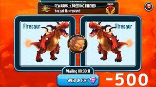 Monster Legends - Firesaur & Firesaur - And Breeding Youtuber McCreamy Condemned  All Forms