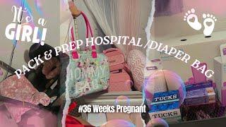 PACK & PREP HOSPITAL/DIAPER BAG /36 WEEKS PREGNANT