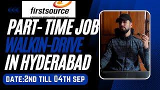 Best Part Time Jobs In Hyderabad | Non-Voice Process Job | Freshers Are Eligible