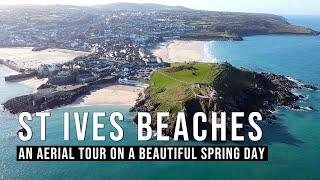 ST IVES Beaches Drone Tour - Cornwall Guide Video