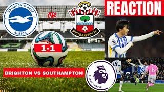 Brighton vs Southampton 1-1 Live Premier League EPL Football Match Score Commentary Highlights FC