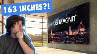 LG Magnit Micro LED 163" TV Released! Micro LED vs OLED Displays