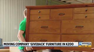 Kalamazoo moving company gives away furniture to the community