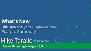 What's new in Qlik September 2020 release - Feature summary