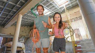 THIS CHANGES EVERYTHING! Connecting electricity to our CENTURIES OLD WATERMILL in rural Portugal