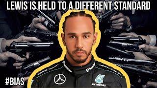 LEWIS HAMILTON IS HELD TO A DIFFERENT STANDARD