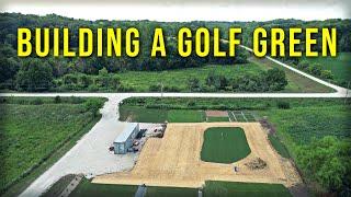 Building A Push Up Style Golf Green // Front Yard Golf Course Ep 2