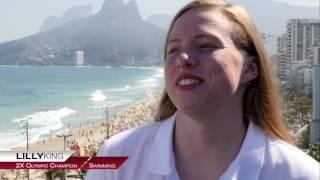 Lilly King and Simone Manuel Talk 1,000th Gold Medal